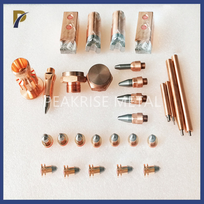 40WCu Copper Tungsten Alloy Damascene Electrode Block Copper Tungsten Electrode Material Copper Tungsten Electrodes