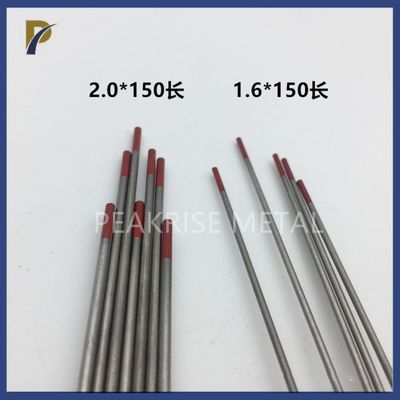 WT20 Red Thoriated Tungsten Electrode Bright Polished Red Tungsten Electrode  Tungsten Welding Electrodes For Aluminum