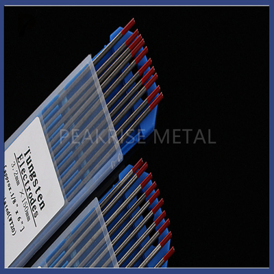 WT20 Red Thoriated Tungsten Electrode Bright Polished Red Tungsten Electrode  Tungsten Welding Electrodes For Aluminum