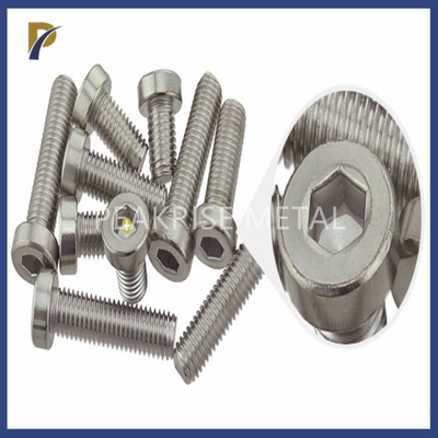 Titanium Zirconium Molybdenum Screw Alloy Bolt Molybdenum Screw Alloy Bolt Slotted Pan Head Screw  Slotted Cheese Head