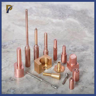 Low Loss Rate Tungsten Alloy Rods 75WCu EDM Electrode Material Copper Tungsten Electrode Material