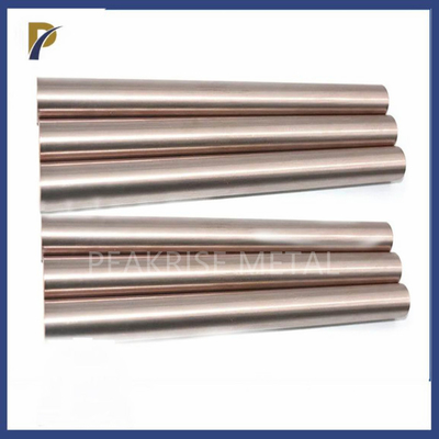 Dia 25mm WCu20 Tungsten Copper Alloy Rod Bright Surface For Electrodes Tungsten Copper Rod Copper Tungsten Bar