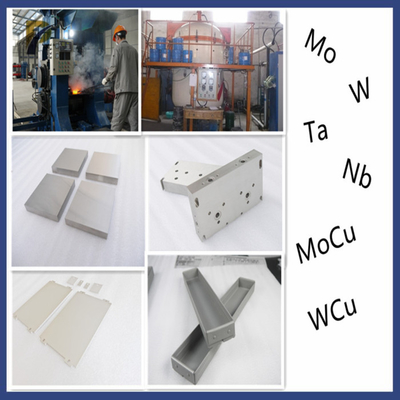 High Purity Molybdenum Sheets / Crucible / Rod / Boat For Industrial Use