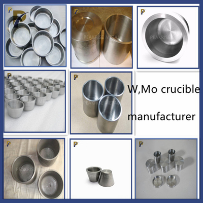 High Purity Molybdenum Sheets / Crucible / Rod / Boat For Industrial Use