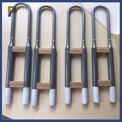 High Temperature Furnace MoSi2 Heating Rod With Vickers Hardness 570 Kg/Mm2