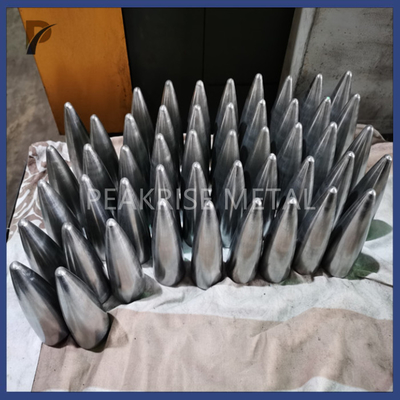 Diameter 20－300mm TZM Molybdenum Alloy Top Head For Perforated Seamless Steel Pipes