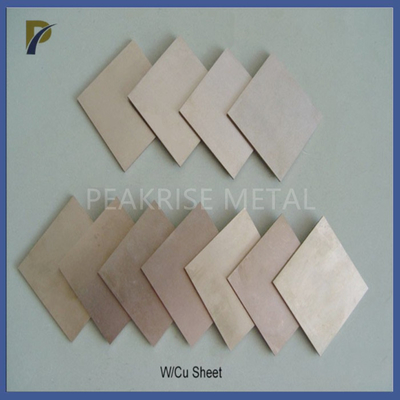90%W Tungsten Copper Tablets Alloy Sheet Resistance Welding Electrode Material 1mm Thickness Resistance Welding Copper